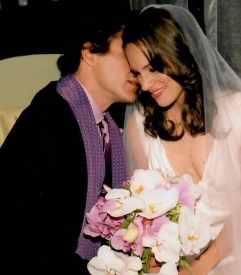 Avri Roel Downey parents Robert Downey Jr. and Susan Downey at their wedding.
